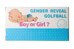 GOLFGENDER - Gender Reveal Golf Ball Set