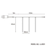 RGB Icicle Hanging Tube Light
