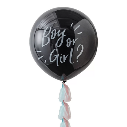 PM624109 - Gender Reveal 36" Balloon Kit with Tassel