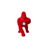 Qeeboo KONG  XS - Velvet Finish - Red