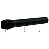 E-Lektron EL-M199.6 VHF Hand Held Microphone for PA System