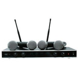 E-LEKTRON IU-4011 Wireless Digital UHF Microphone System - 4 Handheld Vocal Mics