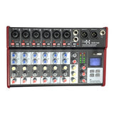 E-LEKTRON SE-8 Audio Mixer 8 Channel USB Bluetooth Phantom Power