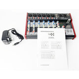 E-LEKTRON SE-8 Audio Mixer 8 Channel USB Bluetooth Phantom Power