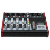 E-LEKTRON SE-6 Audio Mixer 6 Channel USB Bluetooth Phantom Power