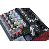 E-LEKTRON SE-6 Audio Mixer 6 Channel USB Bluetooth Phantom Power