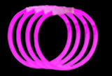 8" Single Colour Glow Bracelet X 50
