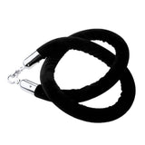 Gold Steel Bollard Set with Rope
