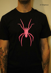 T-Shirt - Spider UV Pink