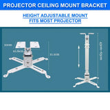 DA-1AV Projector Adjustable Ceiling / Wall Mount