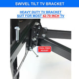 DA-2AV Swivel/Tilt TV Wall Bracket 42-70" 70kg Capacity