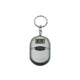 Talking Keychain Clock Silver