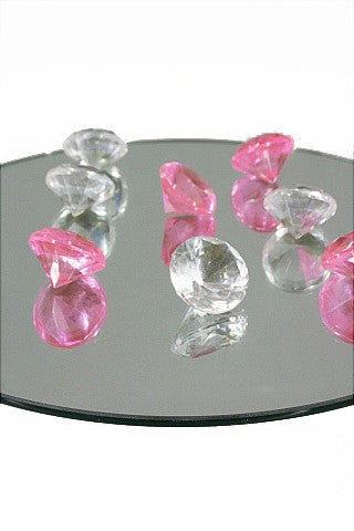 30mm Acrylic Diamond (Clear or Pink)