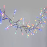 9m 720 LED Cluster Fairy Lights - Clear Cable (Various Colours)
