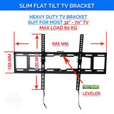 DA-3AV Tilt TV Wall Bracket 32-70" 60kg Capacity