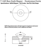 T1465 - 25 X 5mm Rare Earth Magnet