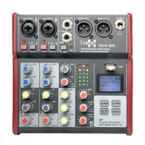 E-LEKTRON SE-4 Audio Mixer 4 Channel USB Bluetooth Phantom Power
