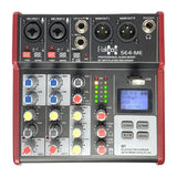 E-LEKTRON SE-4 Audio Mixer 4 Channel USB Bluetooth Phantom Power