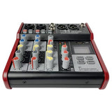 E-LEKTRON SE-4 Audio Mixer 4 Channel USB Bluetooth Phantom Power