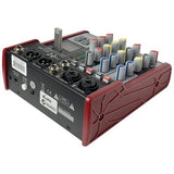 E-LEKTRON SE-4 Audio Mixer 4 Channel USB Bluetooth Phantom Power