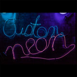 SI-MNS/B - Blue Custom Neon Sign