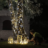 40m Twinkly App-Controlled 400 A/W/WW LED Black Cable Fairy Light