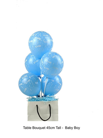 iBALLOONS - "It's A Boy" Table Bouquet 45cm