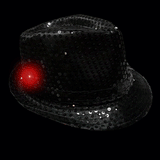 Light Up Sequin Flashing Fedora
