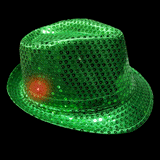 Light Up Sequin Flashing Fedora