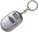 Talking Keychain Clock Silver
