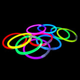 8" Glow Bracelet Assorted Colours (Pack of 100)