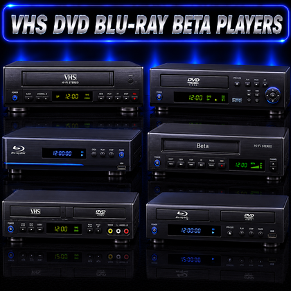 Hire DVD VHS BETA Blueray Players