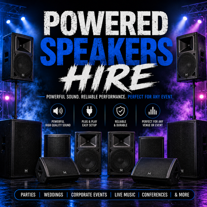Hire Powered Speakers
