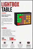 Hire - Lightbox DJ Table