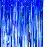 PM-613077 Foil Mylar Curtain - BLUE 2m x 1m