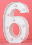 0-9 Light Up Marquee LED Numbers