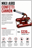 HIRE - MK2 Airofetti Confetti Cannon