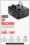 HIRE - U900 UP Geyser Smoke Machine