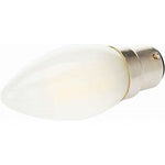 Candle Bulb Lamp 240V 40W BC - Opaque White