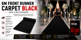 Hire - 6M Black Carpet Runner