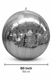 Hire - 60" (150cm) Silver Mirror Disco Ball