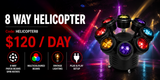 Hire - 8 Way Helicopter