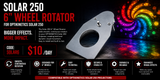 HIRE - Optikinetiks Solar 250 6" Wheel Rotator