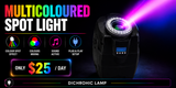 Hire - Multicoloured Spot Light