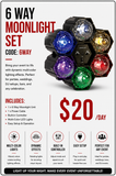 Hire - Moonlight 6-Way Party Light Kit