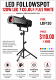 HIRE - 120ST Chauvet LED  Followspot