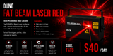HIRE - Dune Fat Beam Laser RED