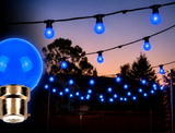 HIRE - Festoon 25m BLUE Globes