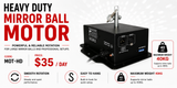 Hire - Heavy Duty DMX Mirror Ball Motor 40kg