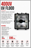 Hire - UV400 400W UV Mercury Vapour Flood